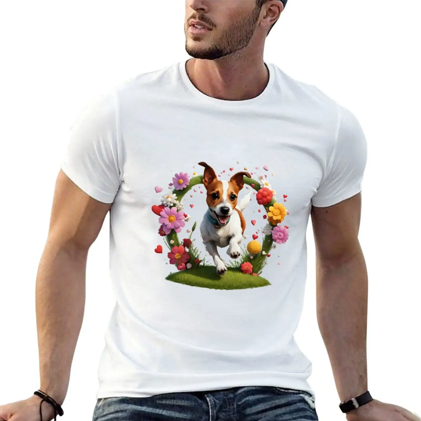 

shirts T-Shirt shirt man for t Cute Jack Russell Terrier t men man luxury playful