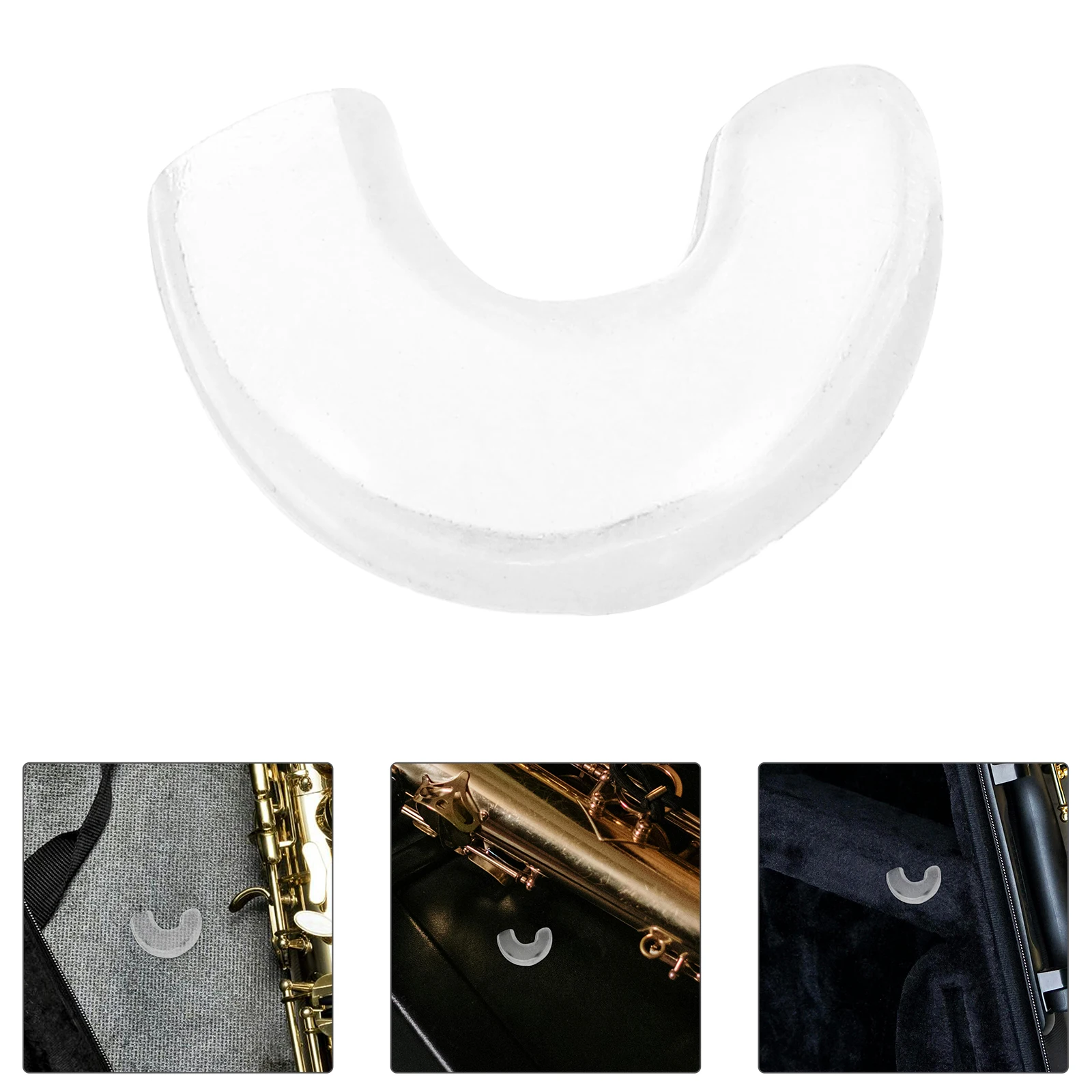 

3 Pcs Saxophone Strap Accessories Instrument Hook Sleeve Set Neck Clasp Rubber Alto