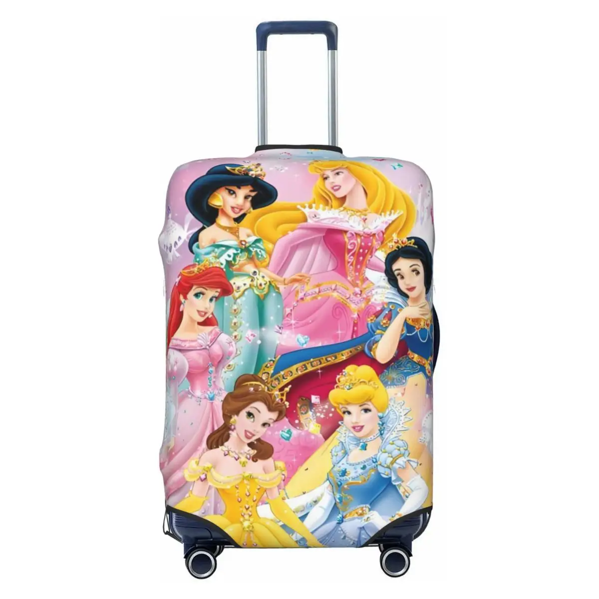 

Custom Adorable Princess Luggage Cover Fashion Cartoon Movie Kawaii Film Suitcase Protector Covers Suit For 18-32 inch
