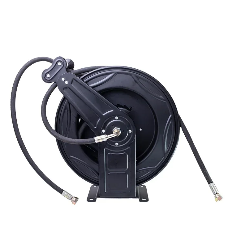 

Automatic High Pressure Metal Industrial Cleaning Wire Hose Hose Reel Heavy Duty High Quality Wall Mounted for Garden 2024 New