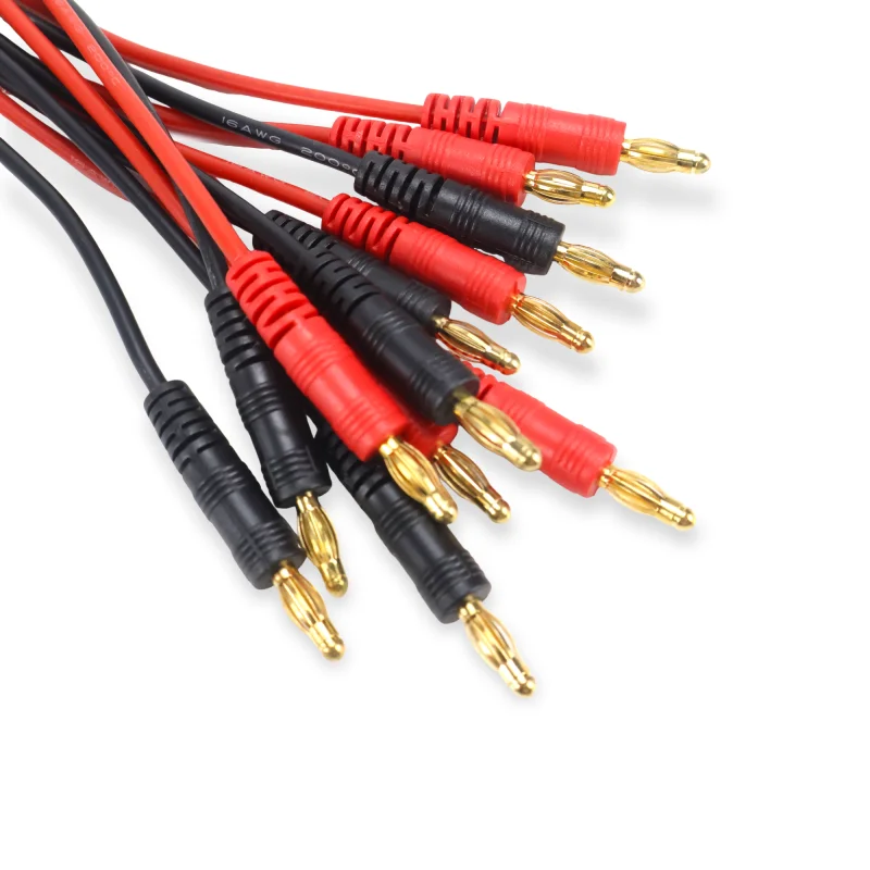نوع دائم 2 قطعة XT30/XT60/XT90/EC5 إلى 4 مللي متر الموز التوصيل كابل شحن 14AWG سلك السيليكون 15 سنتيمتر ل شاحن ميزان بطارية ليبو