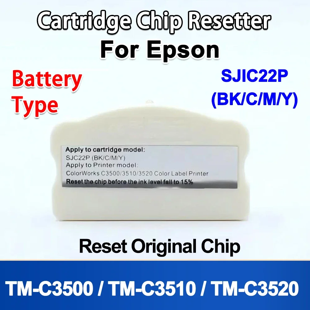 

Stable quality SJIC22P Cartridge chip resetter For Epson TM-C3500 TM-C3510 TM-C3520 C3500 C3510 C3500 resetable