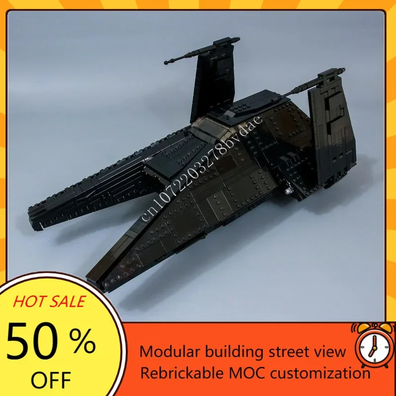 2152CS Inquisitor Transport Scythe Space War Military MOC SpaceShip Battle Custom Puzzle DIY Education Assembly Model Adult Gift