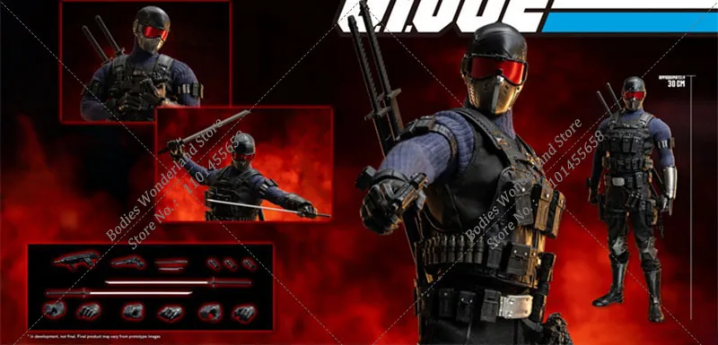 In Stock Threezero 3Z05500W0 1/6 Scale Collectible Commando Snake Eyes FigZero 12inch Male Solider Full Set Action Figure Model