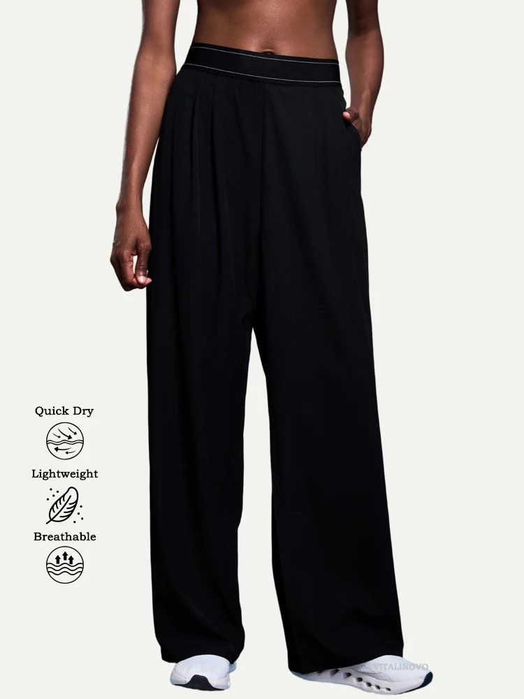 Womens Track Pants Athletic Running Pants Sweatpants Straight Leg with Pockets Quick Dry Lightweight Sports Jogging Outdoor Pant