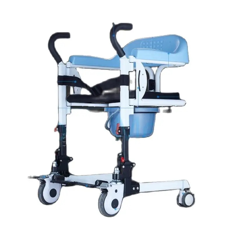 Disability Transfer Chair with Commode Multifutional Toilet Stair Lift for Handicapped and Paralyzed