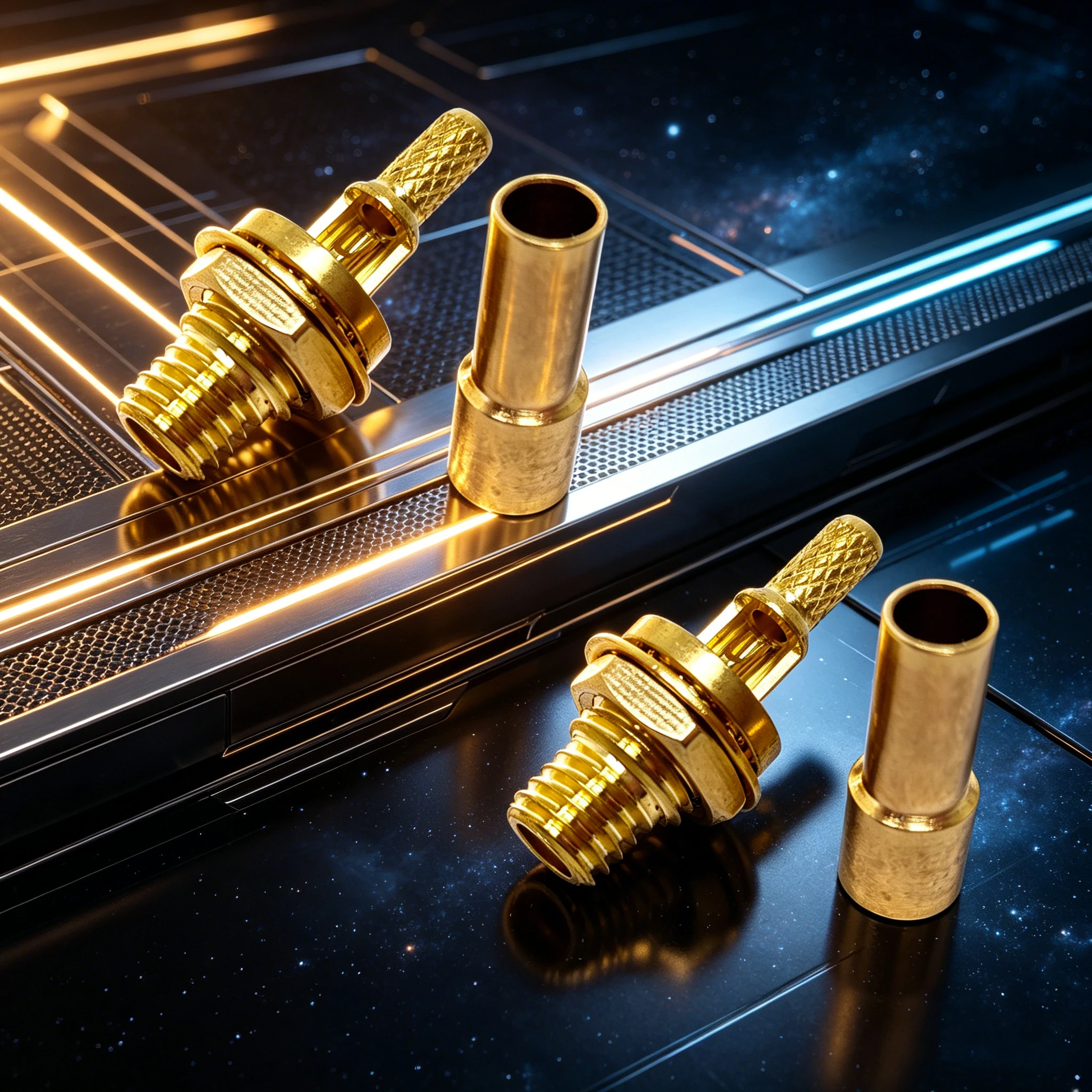 Free Shipping 5pcs 10-32 UNF Female Bulkhead Coaxial Connector for RG316 RG174 Cable for WiFi Antenna, WLAN