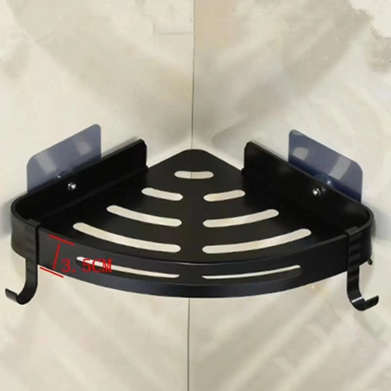 Corner Shower Rack Toilet Shelf Multipurpose Easy to Install Shower Corner Organizer Bathroom Shower Organizer for Shower