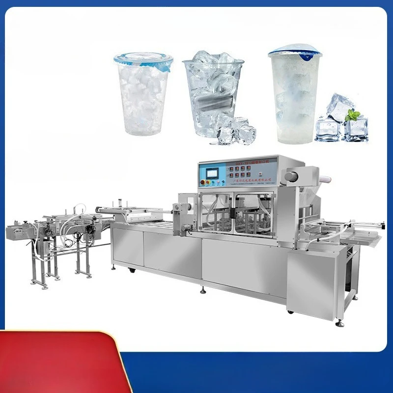 PET Cup Filling Sealing Machine for Ice, Yogurt, Juice
