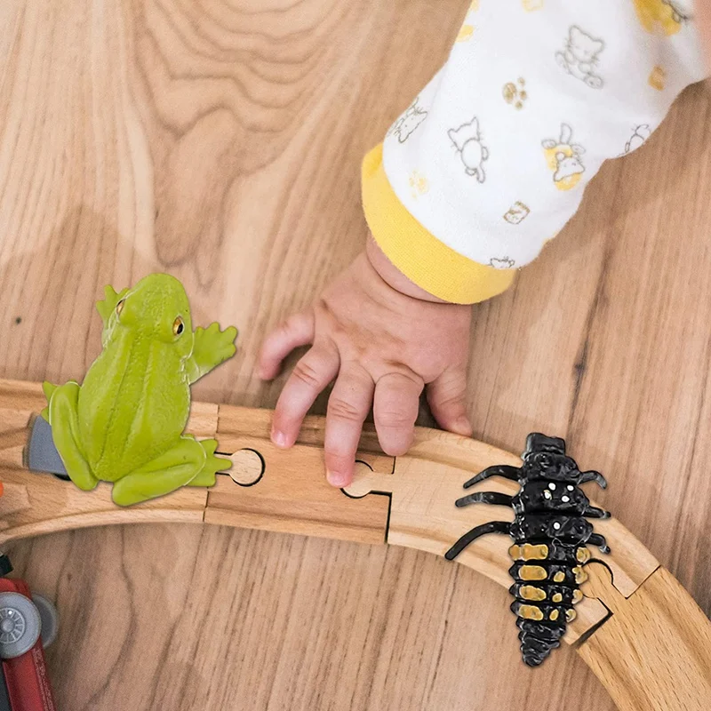 3 Sets Insect Figurines Life Cycle Of Butterfly Frog Ladybug Safariology Growth Cycle Model Education Toy