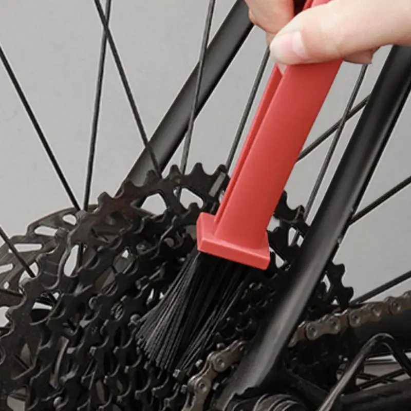 Motorcycle Bicycle Moto Brush Cycling Clean Chain Chain Brush Cleaner ABS Bike Cleaner Outdoor Scrubber Tool for Road Care