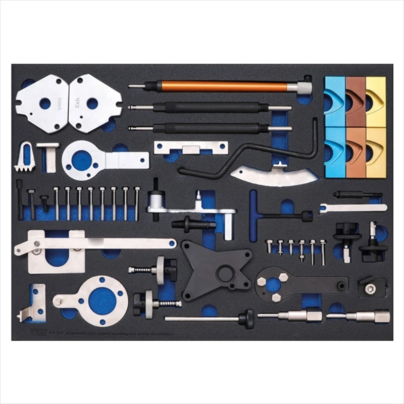 

engine timing kit hand tool set for opel used with tool cabinet