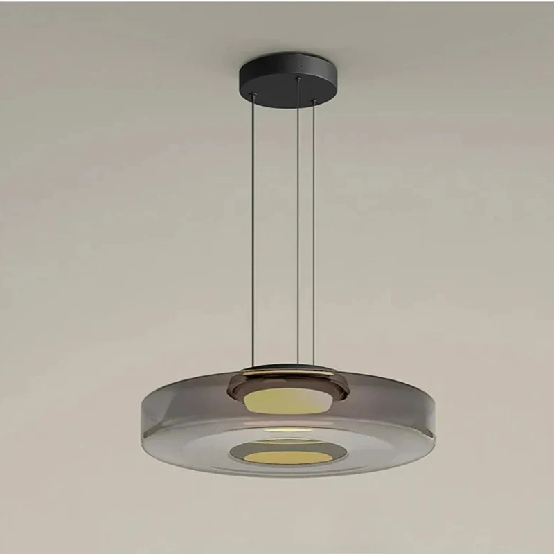 Italian Minimalist Glass Pendant Light Art Creative Modern Decoration LED Chandelier for Home Restaurant Bar Balcony Corridor view 3