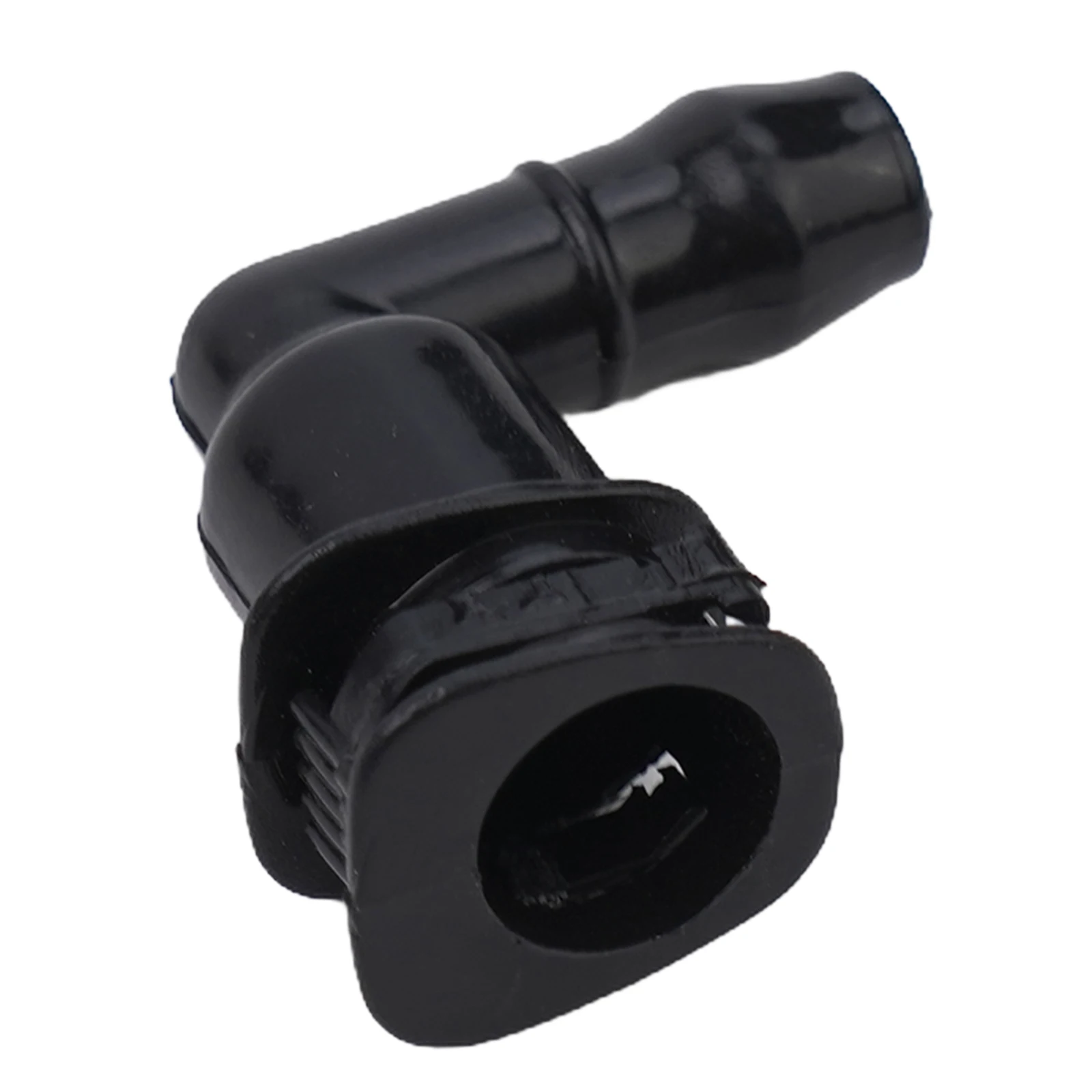 1x Headlight Washer Connector Elbow For Skoda Accessories Black Car Accessories Car Repair Washer Pump Practical