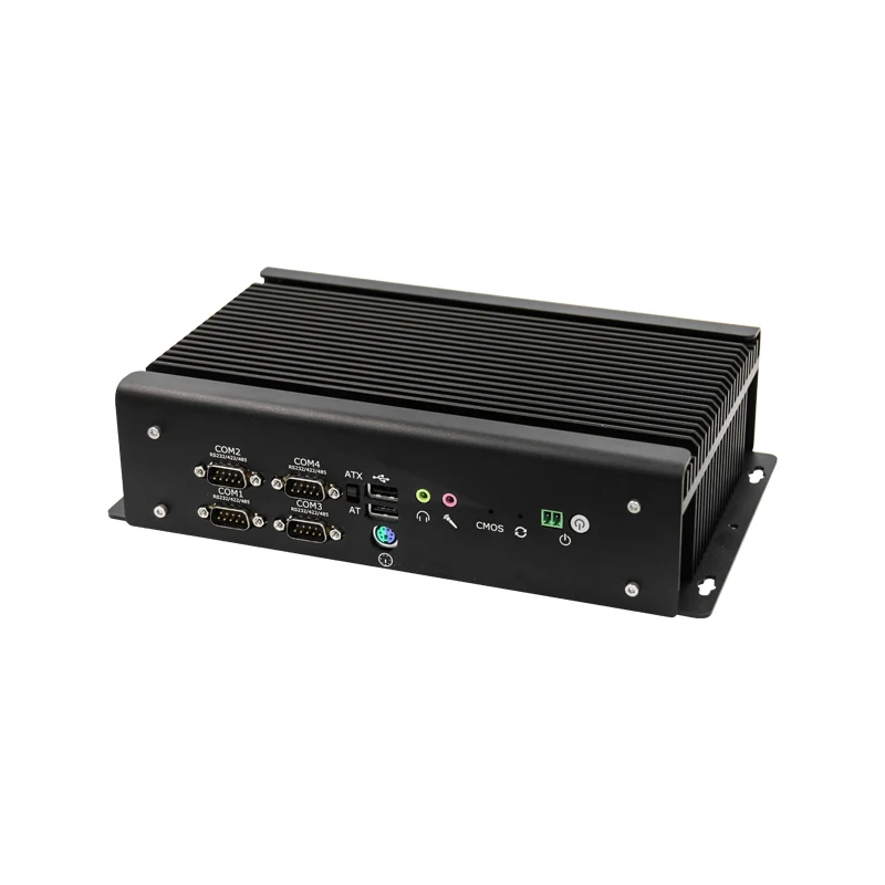 Intel Core I5 4278U Fanless MINI PC Aluminum 6COM Dual LAN 6USB GPIO X86 Industrial DDR4 RAM With AU US EU Plugs