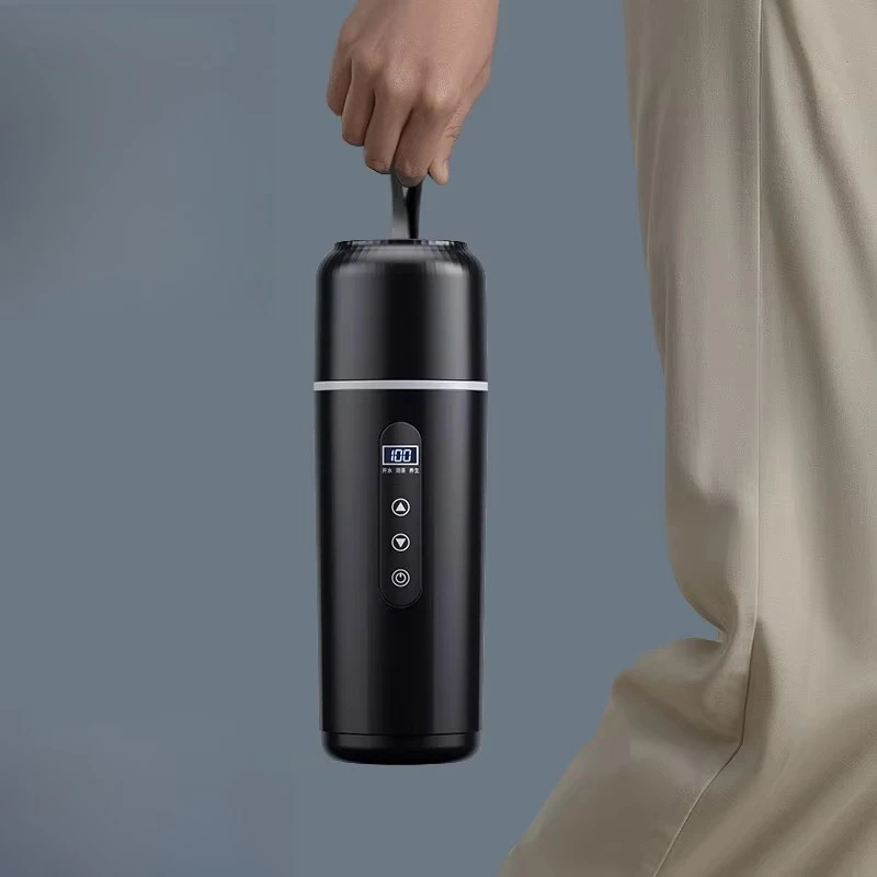 Vehicle stainless steel boiling cup integrated heating and insulation model