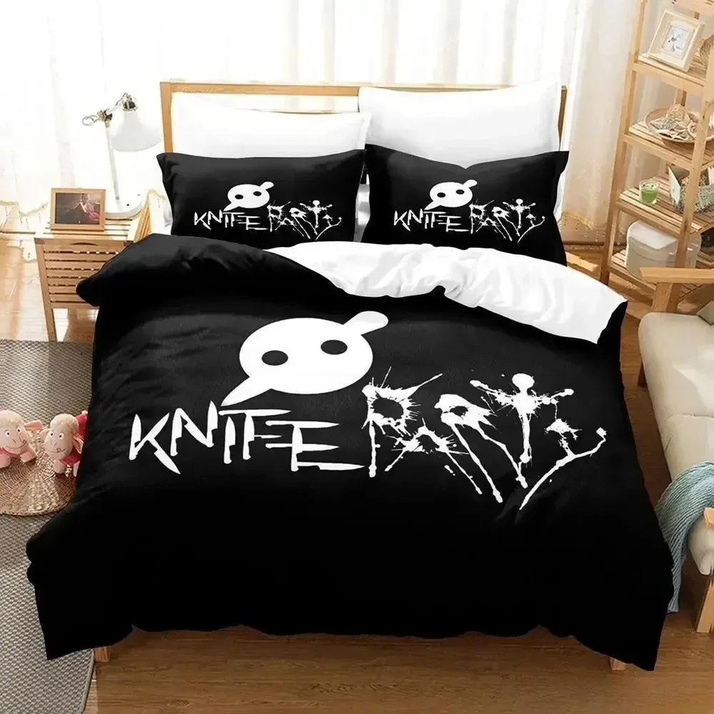 

Knife party abandon ship Bedding Set Single Twin Full Queen King Size Bed Set Aldult Kid Bedroom Duvetcover Sets Anime Bed Sheet
