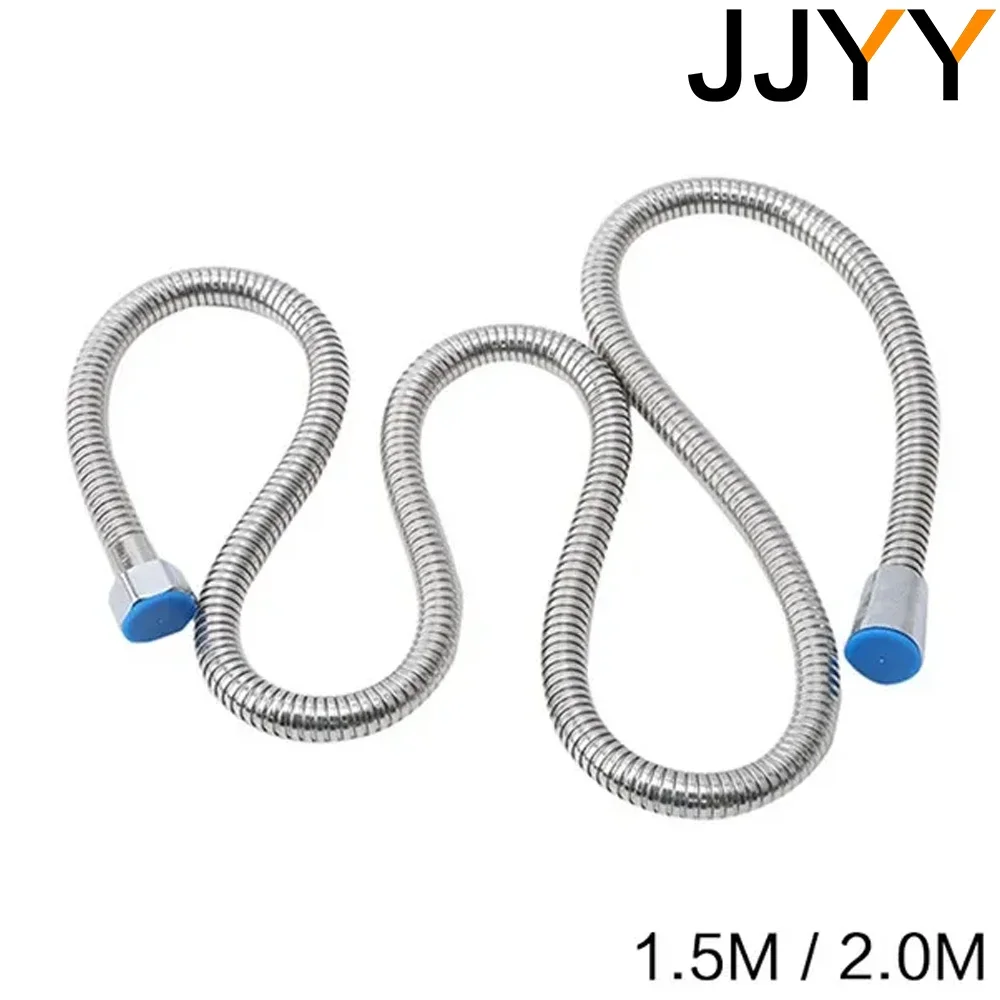 JJYY1.5M/2M High quality stainless steel tap hose Flexible shower hose Thick silicone shower hose Bathroom tools