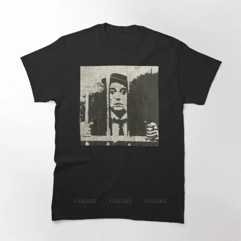 Male fashion top tees Buster Keaton – King of Silent Comedy Printed cotton teeshirt man T Shirt MAN COTTON T-SHIRT 