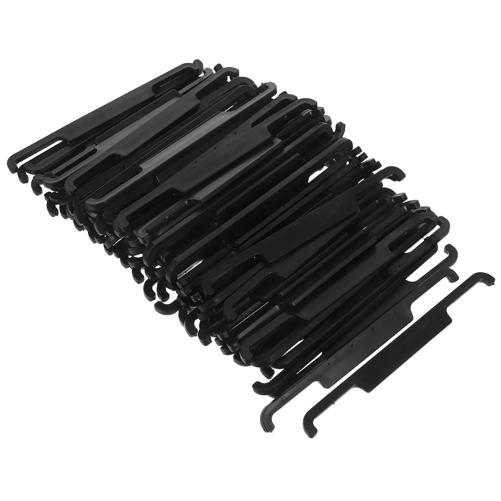 100Pcs Vehicle Cushion Strap Hooks Secure Seat Pad Retainer Clips Easy DIY Car Seat Cover Fixing Hooks for All Car Models