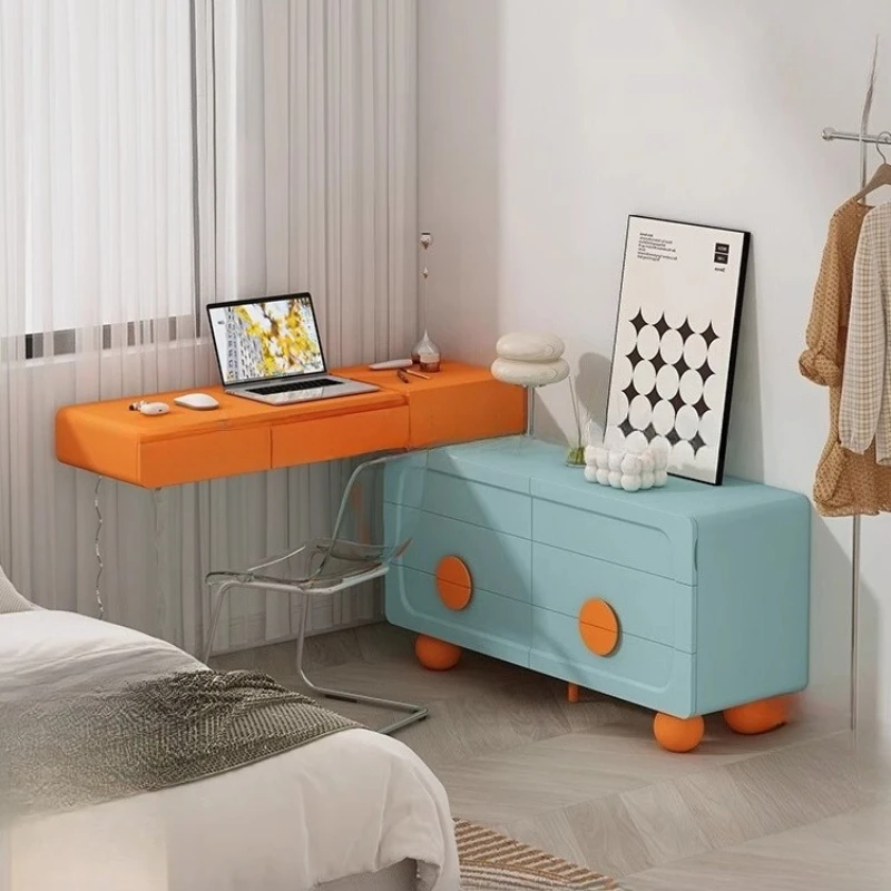 Flip Mirror Nordic Vanity Table Jewelry Minimalist Cabinet Drawers Dresser Bedroom Makeup Coiffeuse De Chambre Furniture