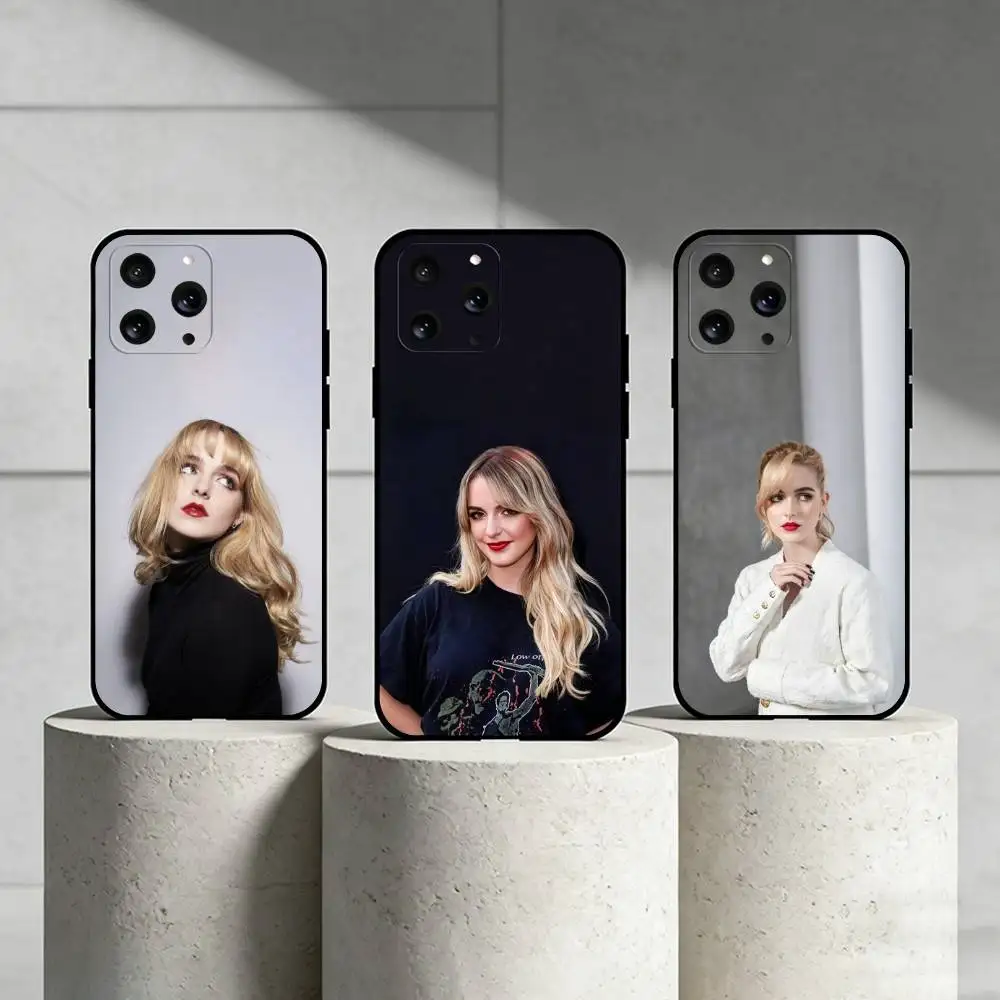 

M-Mckenna Grace Phone Case Silicone black Soft For IPhone 17,16,15,14,13,12,11,SE,Plus Pro Max