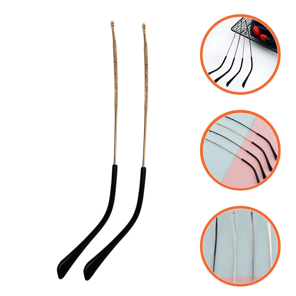 

Metal Eyeglasses Replacement Temple Glasses Arm Legs Repair Kit Universal Fit Golden Lightweight Comfortable Durable Easy
