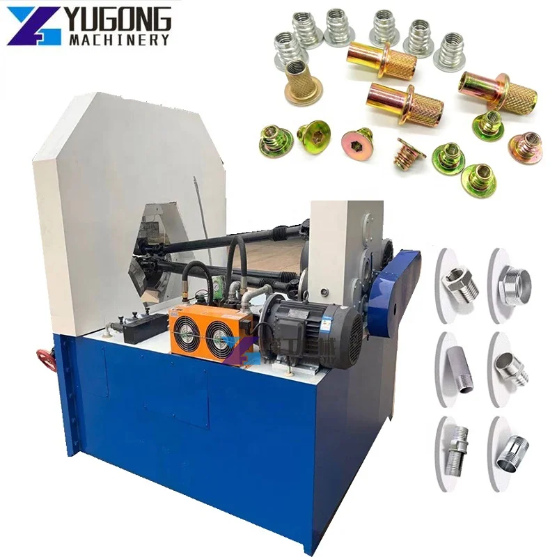 High Quality Pip Threads Rolling Machine / 3 Axis Threads Machine for Making Threads on Nuts Factory Price