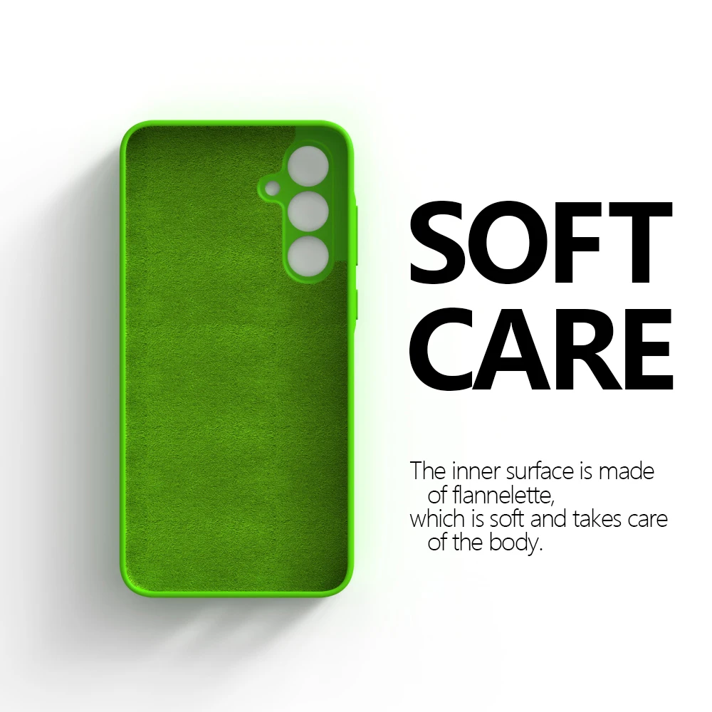 جديد لسامسونج غالاكسي A56 السائل غطاء من السيليكون A 56 55 54 36 5G غطاء Funda Coque لينة مصد الهاتف من البولي يوريثان ل A55 A56 A36 A35 A16