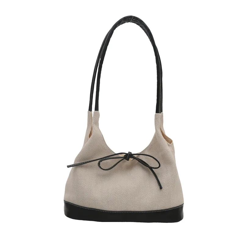 Ins2024Korean ins حقيبة التنقل ذات سعة كبيرة 2025 المتخصصة الرجعية سعة كبيرة حمل حقيبة عصرية حقيبة يد بكتف واحد #3