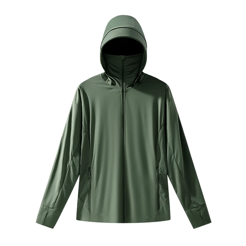 LNGXO Unisex Sommer Anti-UV-Jacken Outdoor Schnelltrocknend Sonnenschutz Windjacke Herren Damen Wandern Camping Klettern Mantel 4