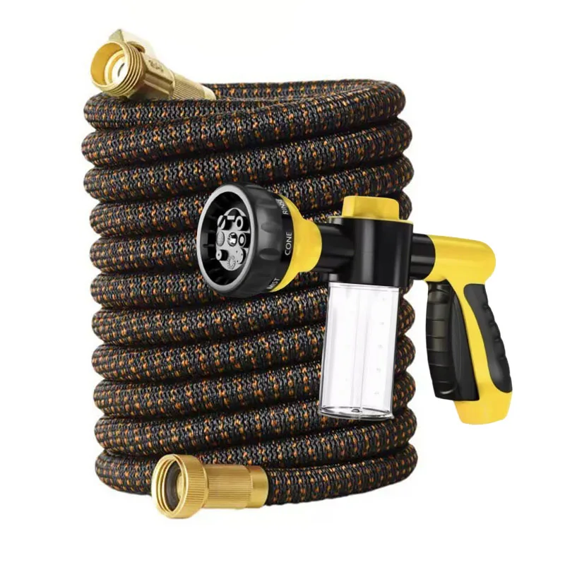 

Садовый шланг-катушка Magic Watering: гибкий шланг высокого давления для полива сада, мойки автомобилей и орошения.