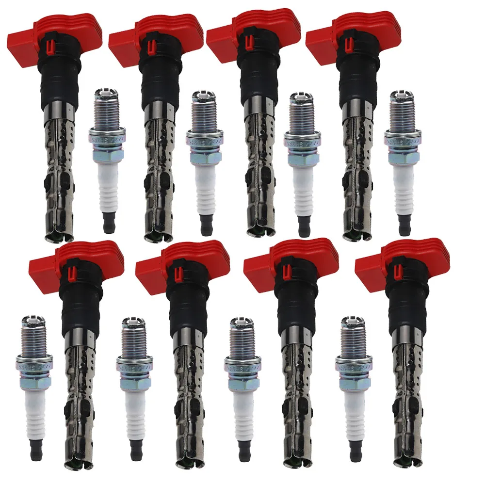 8PCS Ignition Coil For AUDI A6 A8 ALLROAD A6L A8L VW PHAETON TOUAREG 2003-2016 3.7 4.2 077905115C 077905115E Accessories