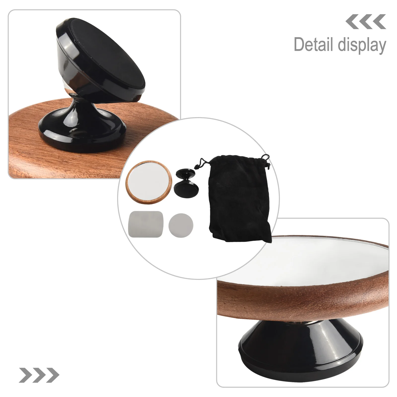 Delicious Cup Of Coffee For Coffee Enthusiasts Coffee Extraction Mirror Multi-directional Rotation Stylish Appearance