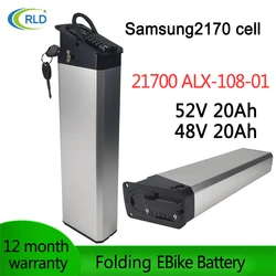 48V 21700 cell Electric folding bike Built-in battery 36V 20Ah mate x replacement li-ion battery pack for ALX-108-01 G-FORCE T42