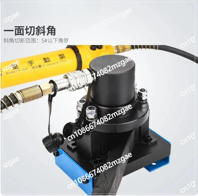 Multifunctional DJ-55 Hydraulic Angle Iron Chamfering Machine Without Pump, for Angle Steel Cutting 45 Degree