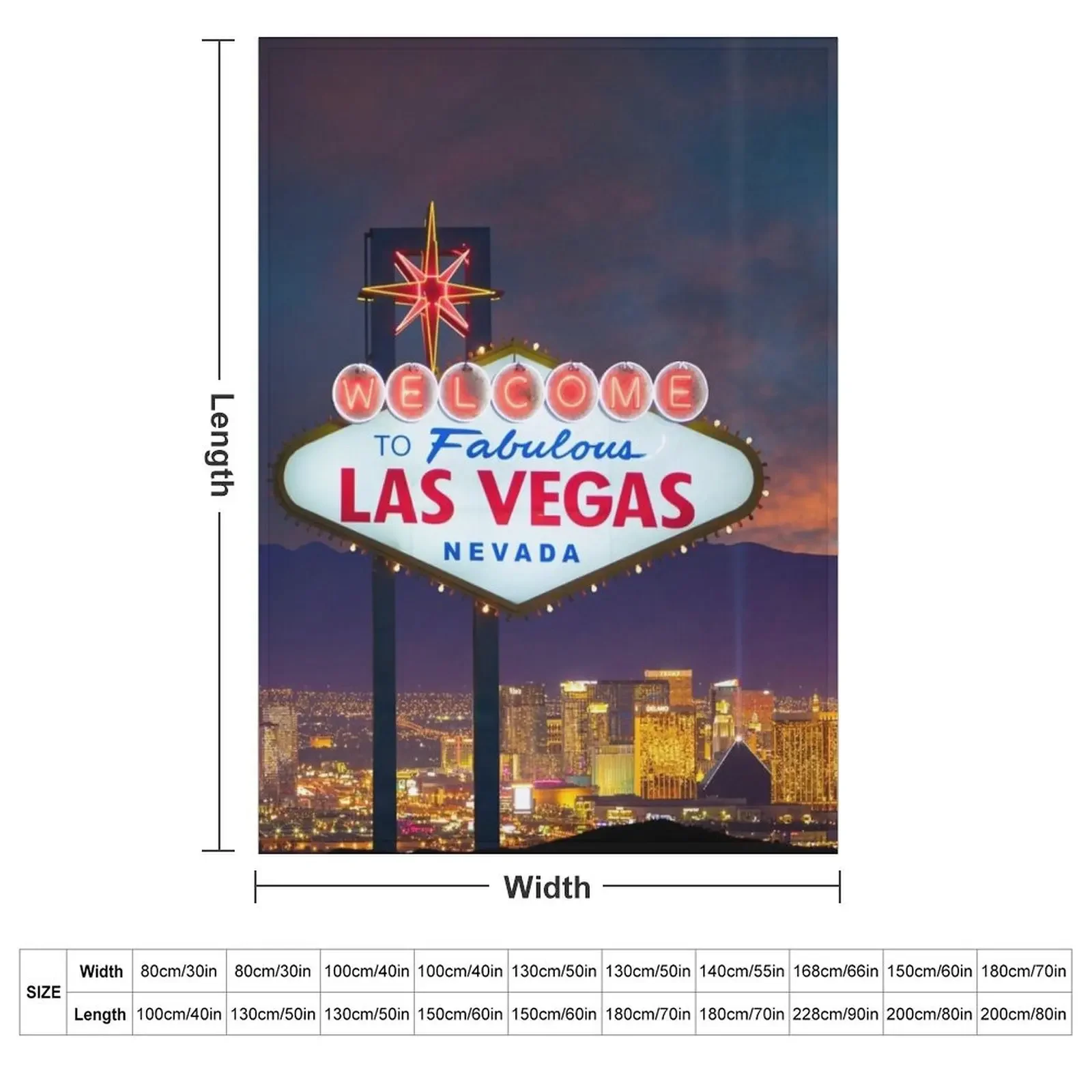 Las Vegas Throw Blanket Weighted Single Tourist Cute Summer Beddings Luxury Throw Blankets