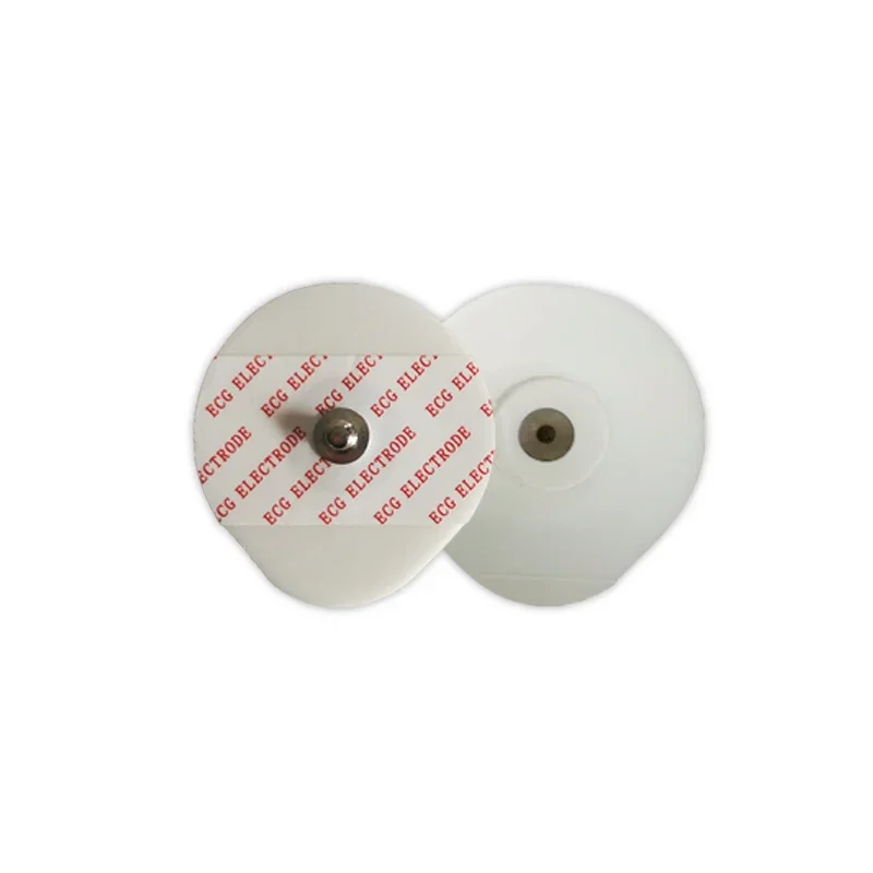 50 Pieces Each Bag 4346 MM Disposable ECG Electrodes Medical Electrode Patch EKG Accessories Non-woven ECG Electrode Pads
