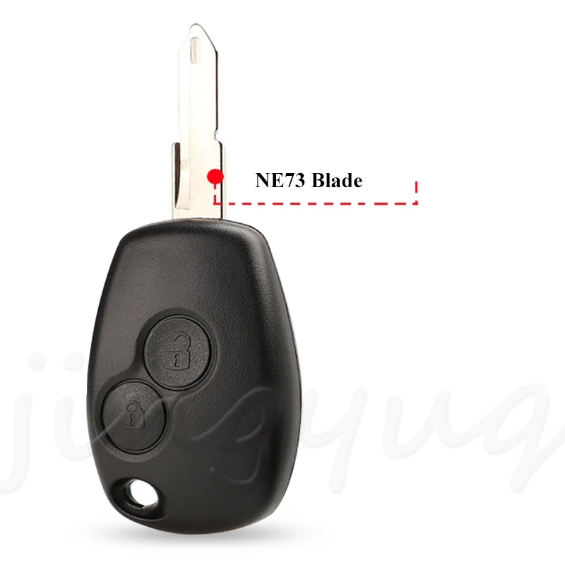 Jingyuqin Fernbedienung für Renault Duster Modus Clio 3 Twingo DACIA Logan Sandero Kangoo Nissan NV400 433Mhz PCF7947/7946/7952E