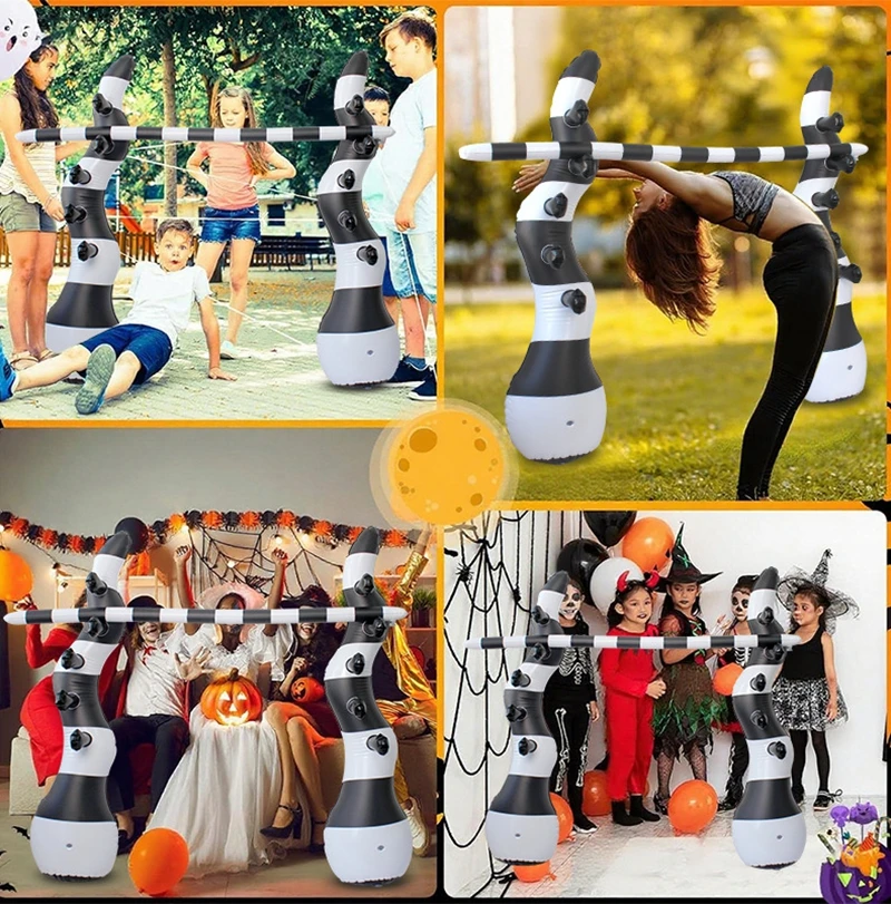 Tragbare aufblasbare Springstange Hochsprungspiele Interaktive aufblasbare Stützstange Geburtstag Festival Geschenke Partyzubehör – Detail 4