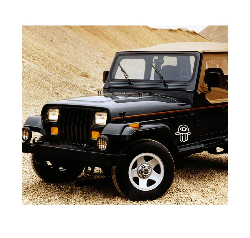 Off Road Hamsa Hand Sticker Decal Auto Waterproof Decal Auto Styling Accessories Window Decoration PVC