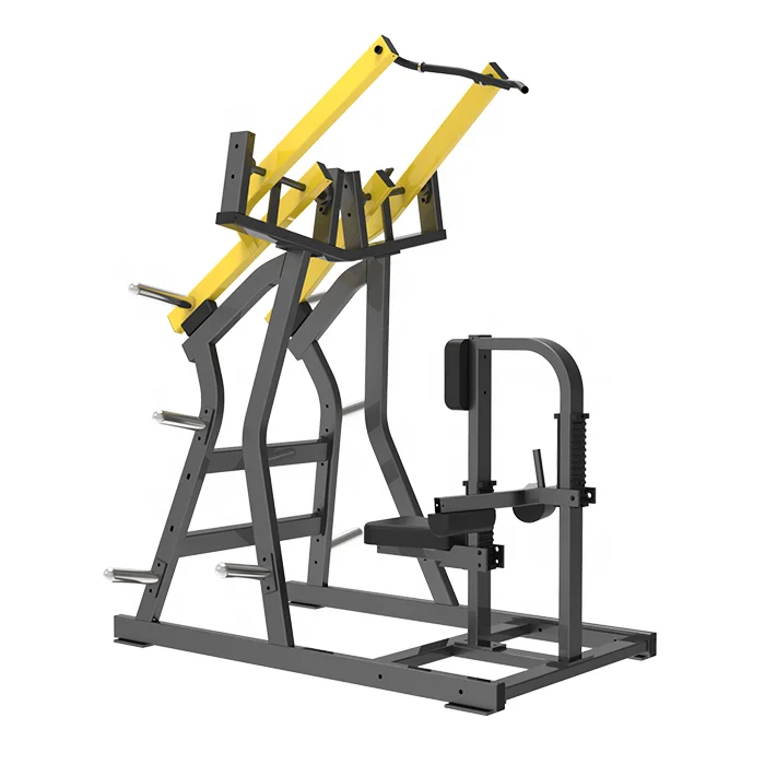 

Steel Plate Loaded Gym Machine Lateral Front Lat Pulldown Fitness Training Equipment