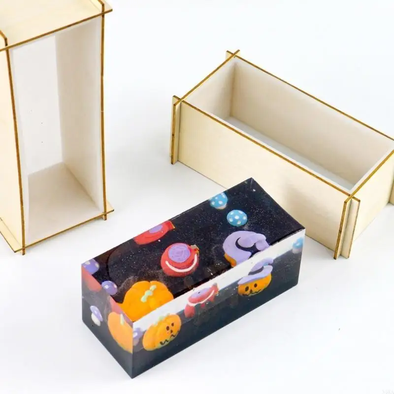 

N5KA Rectangular Silicone Molds Versatile Silicone Molds DIY Ornaments Mold for Craft