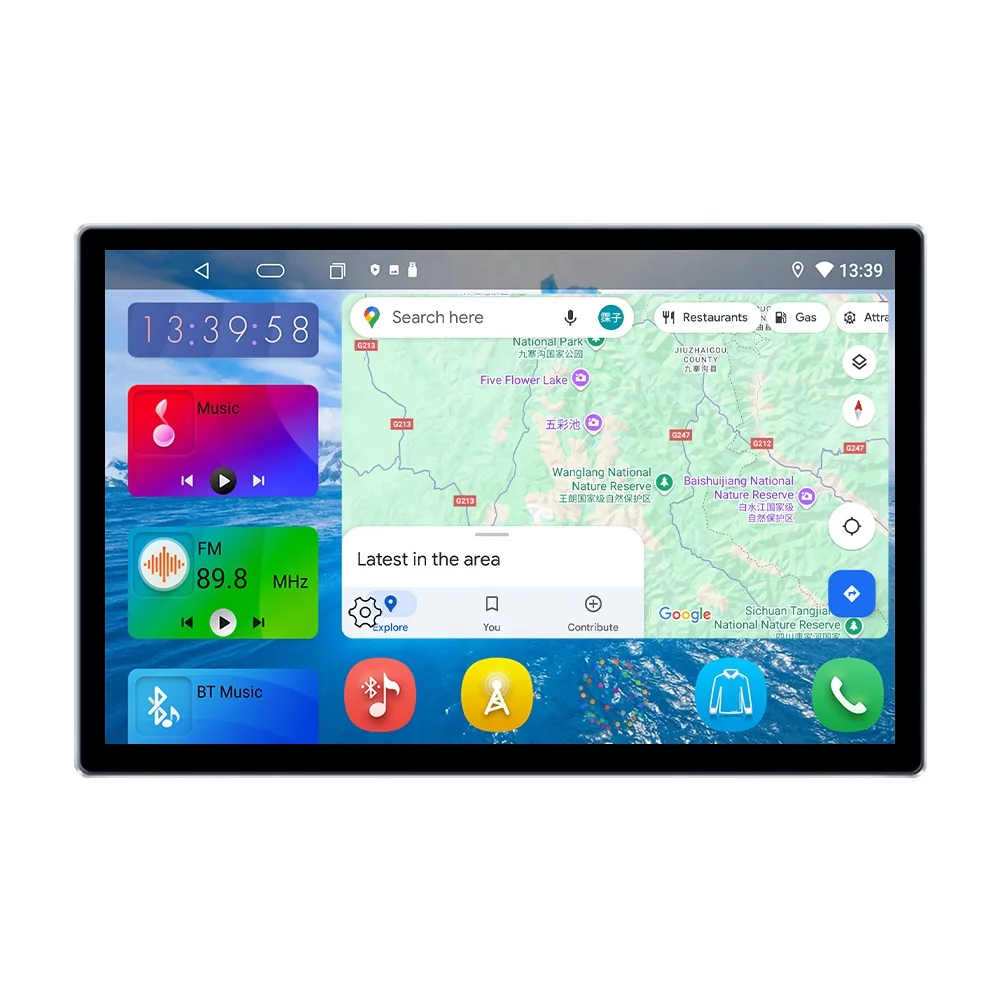 

9/10/13 Inch Dashboard Gps Navigation For Car Android Auto Carplay 2 Din With Recording Cameras Car Radio Gps Navigator