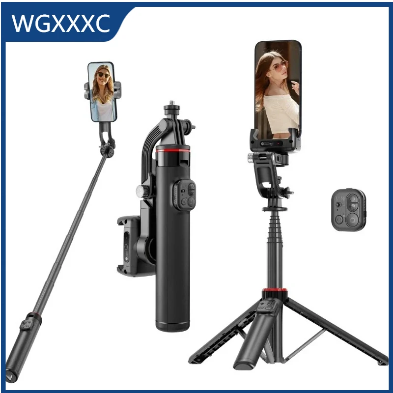 

AI Tracking Shoot Deskpot 360° Rotational Handheld Gimbal Tripod Extendable Selfie Stick Wireless Multifunction Remote for Vlog