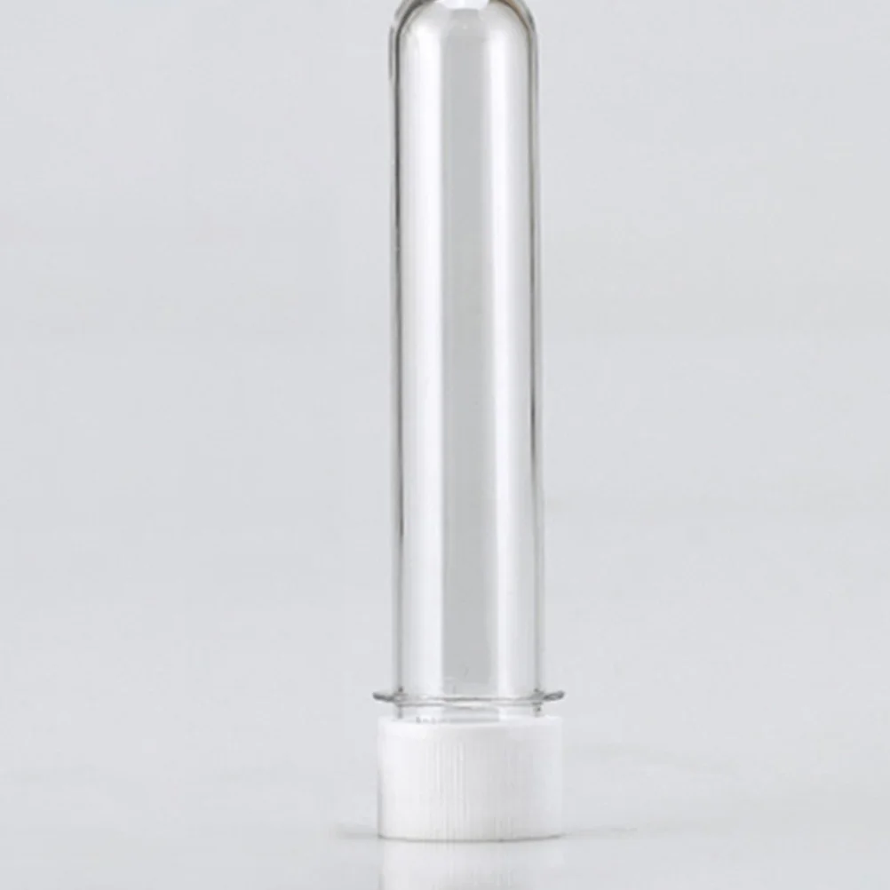 

10Pcs Clear Plastic Storage Tubes Candy Containers Portable Reusable Transparent Lids Test Tubes with Caps Reusable Storage Tubs