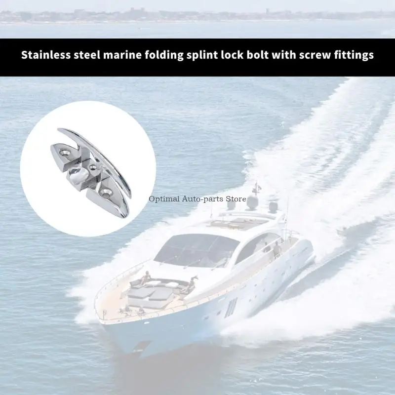 

Sturdy 316 Stainless Steel bending Boat Cleat For Yacht Marine Line Safe