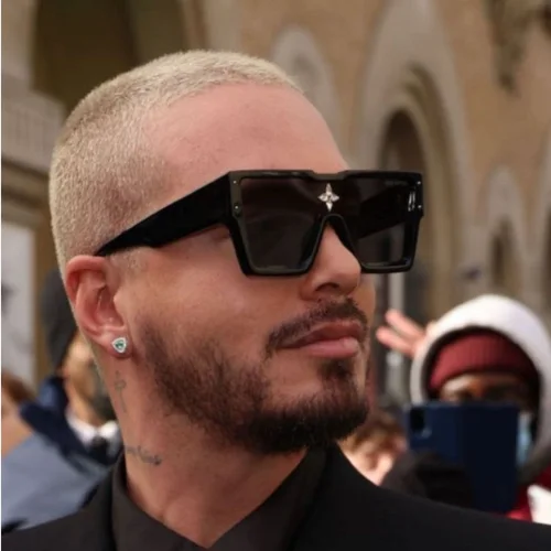 Imagen 2 del producto Gafas de sol de lujo con estilo ciclónico para hombres y mujeres, gafas de sol cuadradas de diseñador de marca para conducir, gafas de moda de aviación UV400