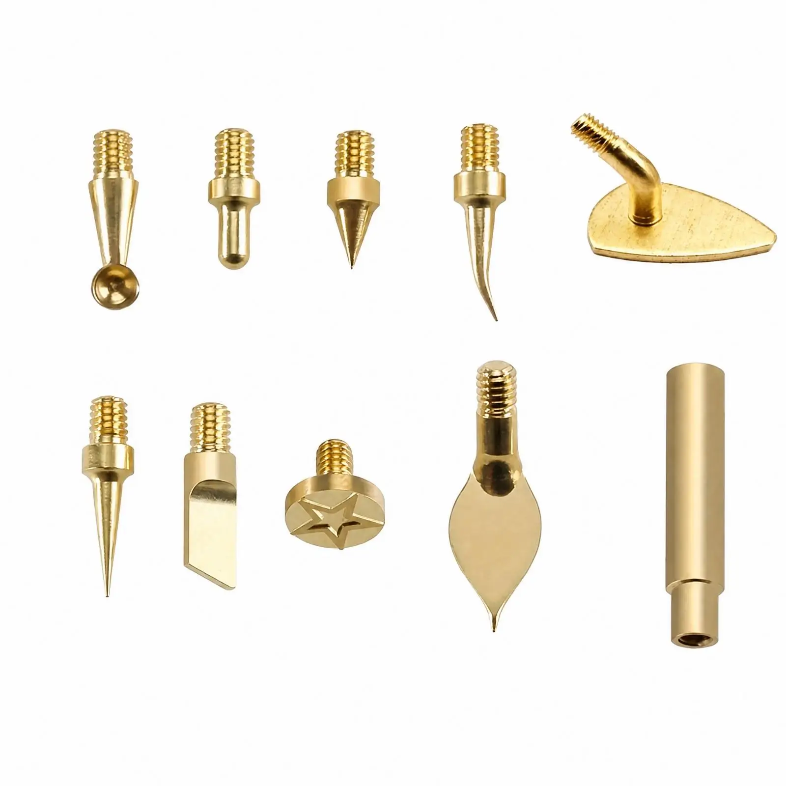 10 Pieces Heat-Set Insert Tool Easy to Use for Workshop Repairs
