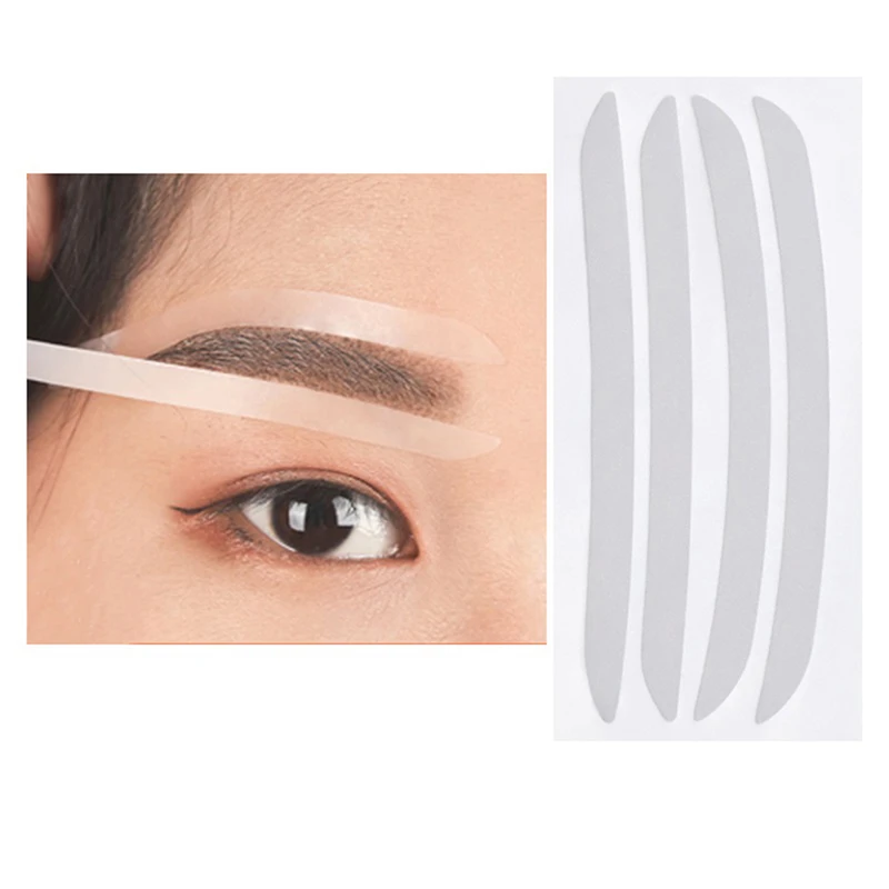 5 Pairs Disposable Microblading Eyebrow Shaping Stencil Sticker Brow Drawing Guide Auxiliary Template Makeup Tool  Accessories